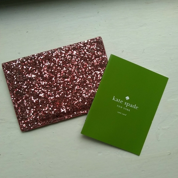 kate spade Accessories - Kate Spade Glitter Credit Card Holder